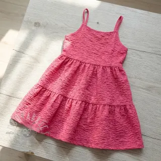 Bomullstyg SMOGGED EMBROIDERY pink