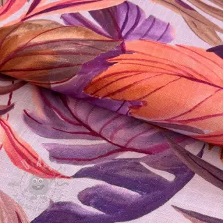 Viskos med lin Painted leaves