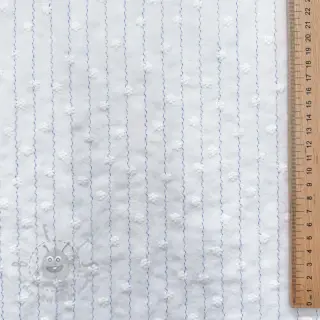 Bomullstyg EMBROIDERY Flowstripe