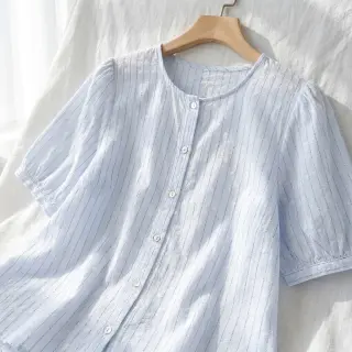 Bavlnená látka EMBROIDERY Flowstripe