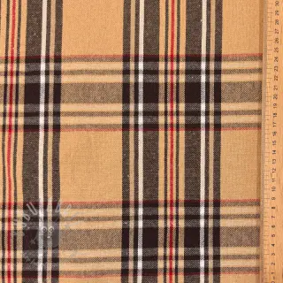 Dekorationstyg Ecossais beige coffee