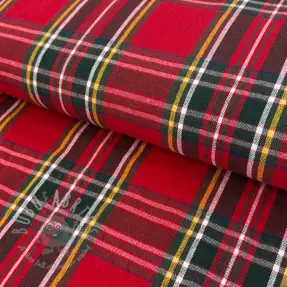 Dekorationstyg Ecossais rouge vert