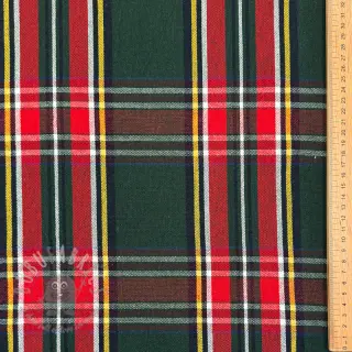 Dekorationstyg Ecossais vert rouge
