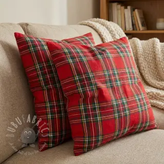 Dekorationstyg Ecossais rouge vert