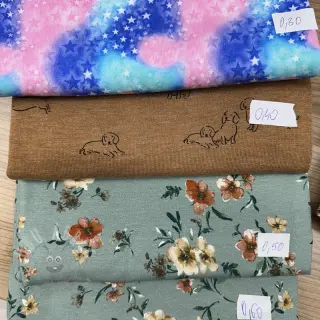Tygpaket kardat sweatshirttyg 224