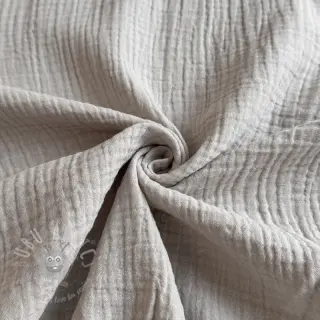 Dubbelgasväv/muslin PLAIN natural