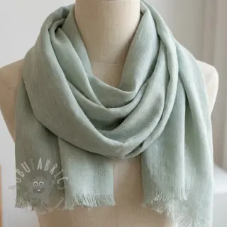Lin med bomull PLAIN mint