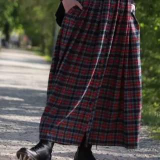 Bomullstyg LIGHT FLANNEL Check design C