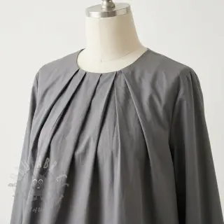 Bomullspoplin 0151 dark grey