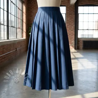Bomullspoplin 0151 navy