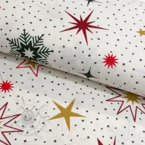 Dekorationstyg premium Magic star red gold