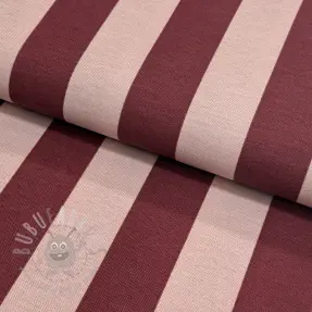 Dekorationstyg premium Joyful basic stripe wine