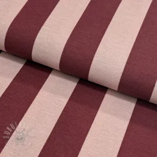 Dekorationstyg premium Joyful basic stripe wine