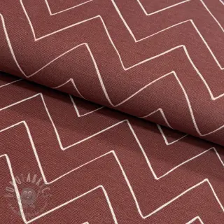 Dekorationstyg premium Freehand zigzag lines