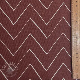 Dekorationstyg premium Freehand zigzag lines