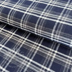 Bomullstyg FLANEL YARN DYED BRUSHED CHECK design D