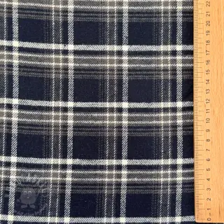 Bomullstyg FLANEL YARN DYED BRUSHED CHECK design D