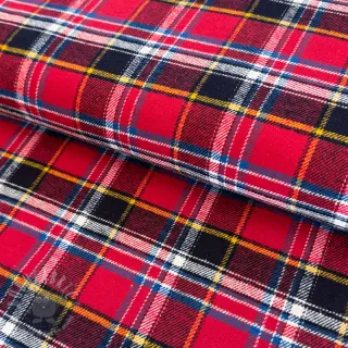 Bomullstyg FLANEL YARN DYED BRUSHED CHECK design E