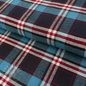 Bomullstyg FLANEL YARN DYED BRUSHED CHECK design H