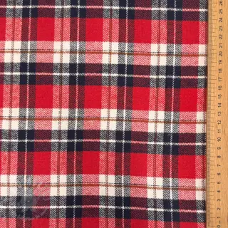 Bomullstyg FLANEL YARN DYED BRUSHED CHECK design I