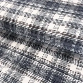 Bomullstyg FLANEL YARN DYED BRUSHED CHECK design J