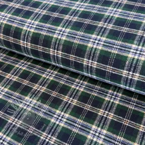 Bomullstyg FLANEL YARN DYED BRUSHED CHECK design K