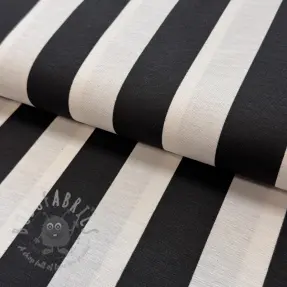 Dekorationstyg premium Joyful basic stripe black
