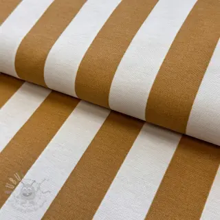 Dekorationstyg premium Joyful basic stripe yellow