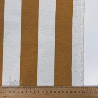 Dekorationstyg premium Joyful basic stripe yellow
