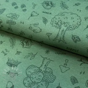 Dekorationstyg premium Wander woods doodle