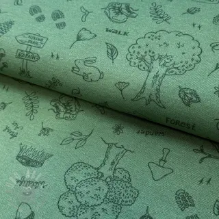 Dekorationstyg premium Wander woods doodle