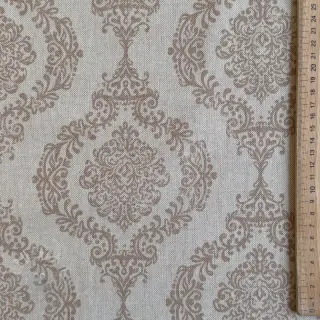 Dekorationstyg Linenlook Baroque damask charm taupe