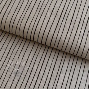 Dekorationstyg Linenlook Freehand thin lines
