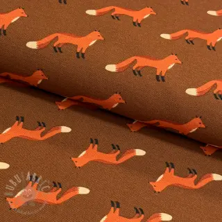 Dekorationstyg premium Fox parade brown