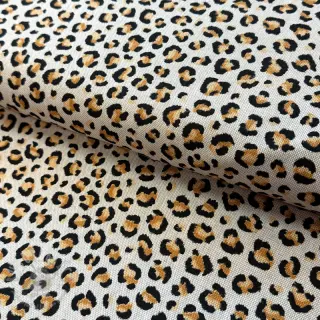 Dekorationstyg Linenlook Leopard animal small