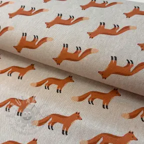 Dekorationstyg Linenlook Fox parade line