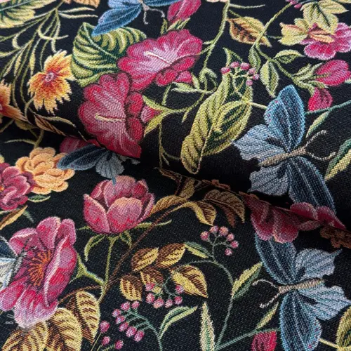 Dekorationstyg GOBELIN premium Vintage flower garden