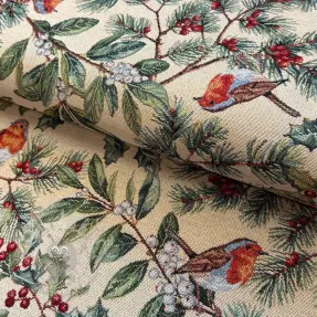 Dekorationstyg GOBELIN premium Robin winter charm