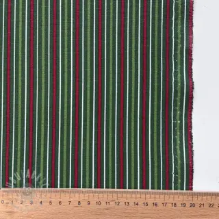 Dekorationstyg premium Line Xmas stripe army