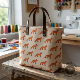 Dekorationstyg Linenlook Fox parade line