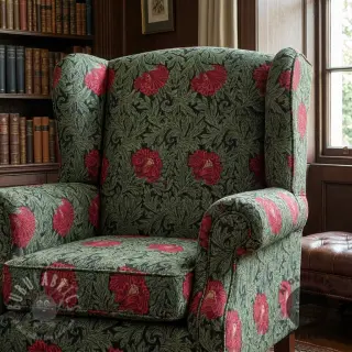 Dekorationstyg GOBELIN premium Poppy art craft black