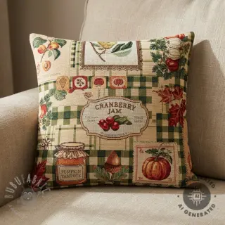 Dekorationstyg GOBELIN premium Cozy kitchen patch