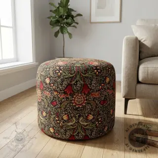 Dekorationstyg GOBELIN premium Ornate art craft black