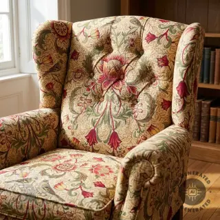 Dekorationstyg GOBELIN premium Ornate art craft beige