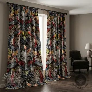 Dekorationstyg GOBELIN premium Leafy paradise bird