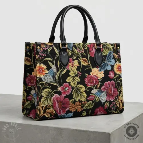 Dekorationstyg GOBELIN premium Vintage flower garden