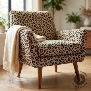 Dekorationstyg GOBELIN premium Animal leopard small