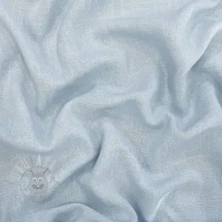 Viskos med lin WASHED light blue