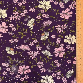 Jersey Flowers purple