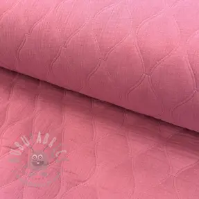 Dubbelgasväv/muslin QUILT Wave mauve